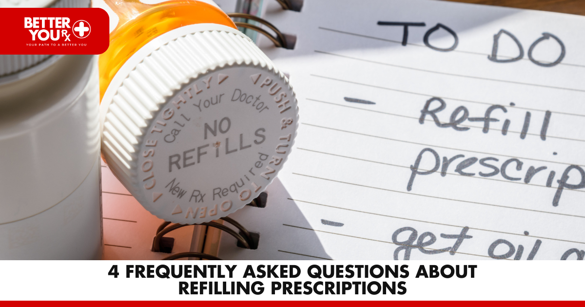 4 Frequently Asked Questions About Refilling Prescriptions | Better You Rx