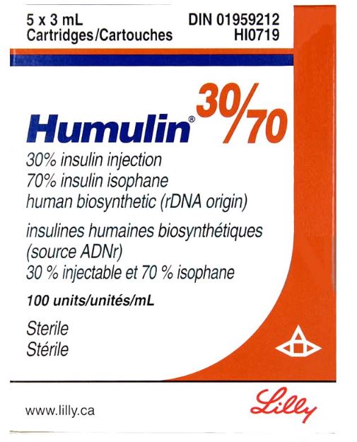 Humulin 30/70 Cartridge