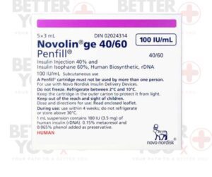 Novolin GE 40/60 Penfill Cartridge | Better You Rx