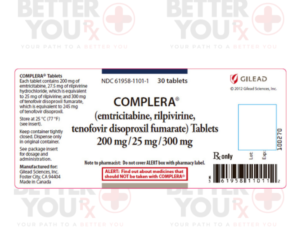 Complera (Emtricitabine / Rilpivirine Hydrochloride / Tenofovir Disoproxil Fumarate) | Better You Rx