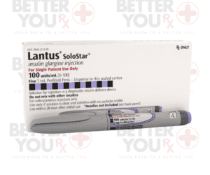 insulin lantus solostar box with pen