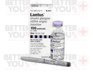 lantus vial with pen