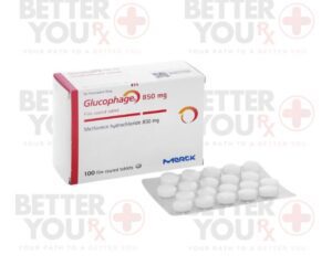 Glucophage 850mg 100 Tablets