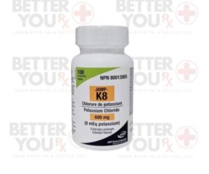 Potassium Chloride (K8)(8 mEq) 600mg 100 Tablets