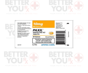 Paxil 10mg 30 Tablets