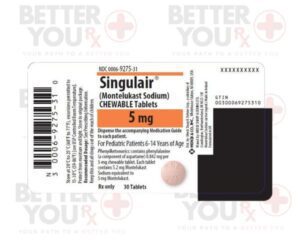Singulair 5mg 30 Tablets