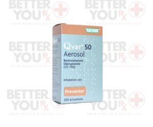 Qvar (Beclomethasone Nasal Spray) 50mcg 200 Doses