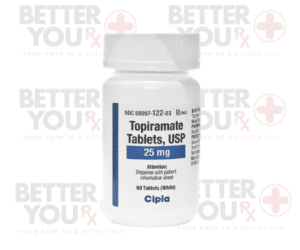 Topiramate 25mg 100 Tablets