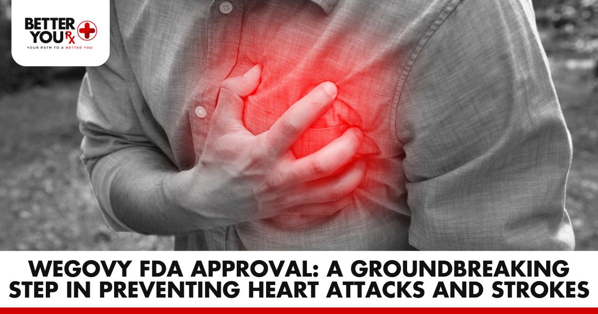 Wegovy FDA Approval: A Groundbreaking Step in Preventing Heart Attacks and Strokes | Better You Rx