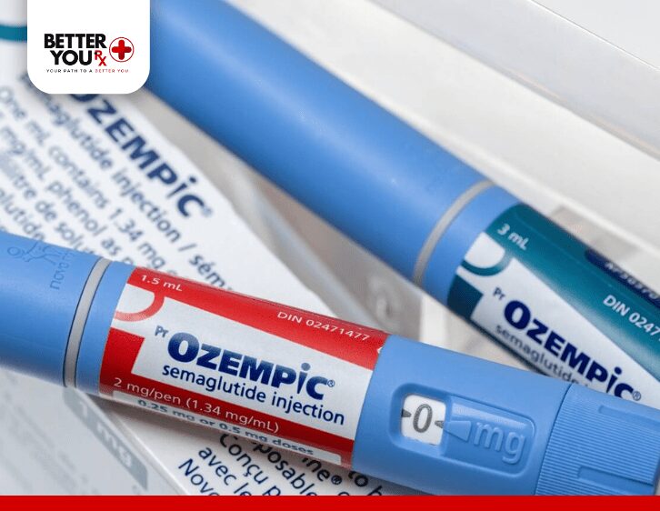 Ozempic pen injection close up