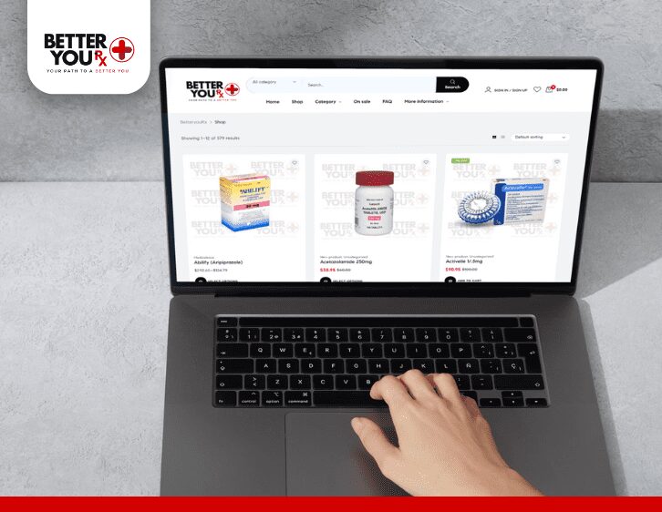 mother browsing the online checking online medicine for obesity