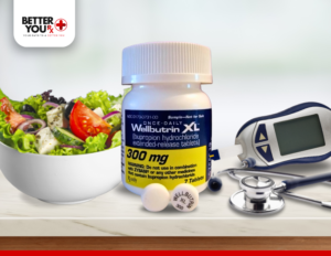 Wellbutrin XL with fruit and vegetables