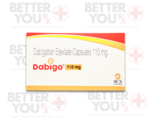 Dabigo 110mg Dabigatran Etexilate Capsules by Sun Pharma for blood clot prevention | Better You Rx
