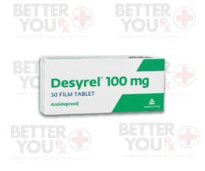 Desyrel 100 mg film tablet for effective depression management and emotional support | Better You Rx