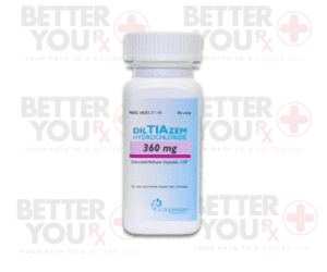 Diltiazem Hydrochloride 360 mg extended-release capsules, 90 count, Rx only | Better You Rx