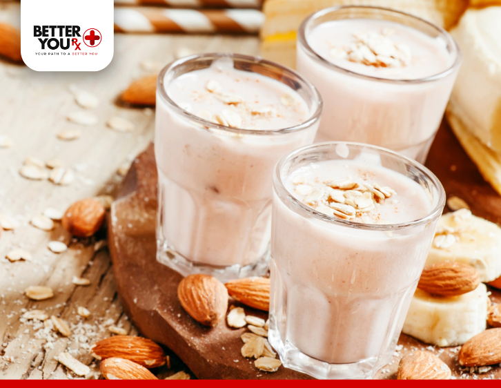 milk and almond on top for diabetes