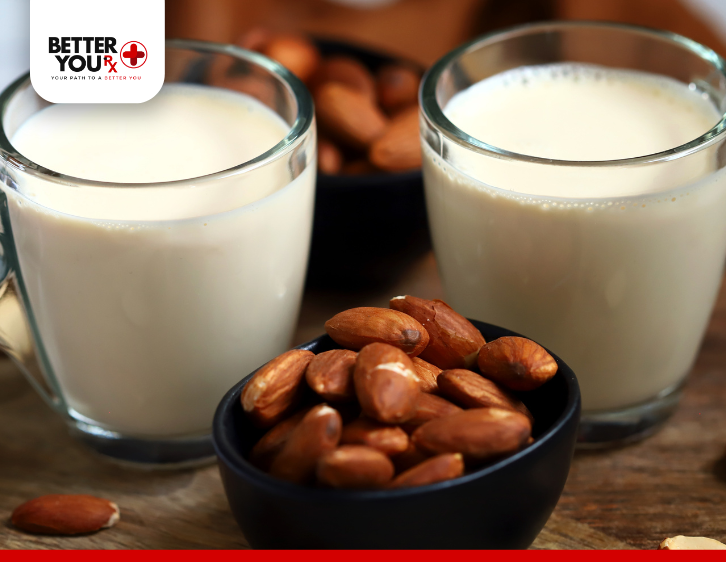 Milk and almond for diabetes 