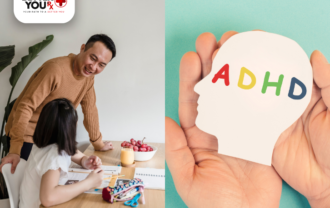 Father and daughter with ADHD