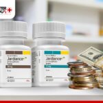 Jardiance 10mg & 25mg Bottles with Stacked Coins and Cash Representing Medication | Better You Rx