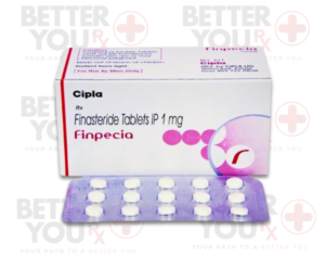 Finpecia | Finasteride Tablets IP 1mg | Cipla | Hair Loss Treatment | 10 Tablets | Better You Rx