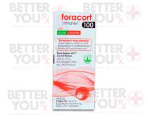 Foracort 100 Inhaler with dose counter for asthma and COPD, prescription required | Better You Rx