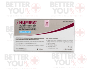 Humira 20 mg/0.2 mL Adalimumab prefilled syringe for subcutaneous use | Better You Rx
