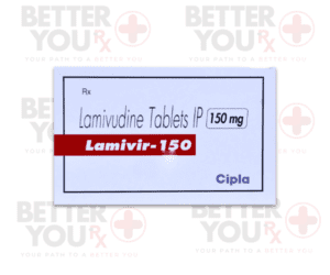 A box of Cipla Lamivir-150, containing 150 mg Lamivudine Tablets IP | Better You Rx