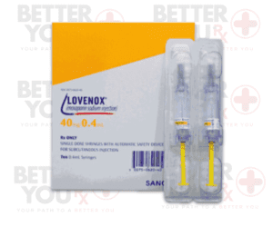 Lovenox (enoxaparin sodium) 40mg/0.4mL prefilled syringes for subcutaneous injection | Better You Rx