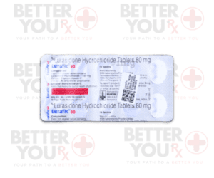 Lurasidone Hydrochloride Tablets 80 mg (Luratic 80) in blister packaging | Better You Rx