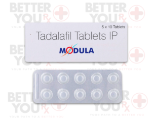 Tadalafil Tablets IP | MODULA | 5 x 10 Tablets | Better You Rx