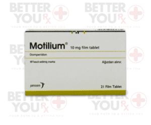 Motilium (Domperidone) 10 mg Film Tablet | 21 Film Tablets | Janssen | Better You Rx