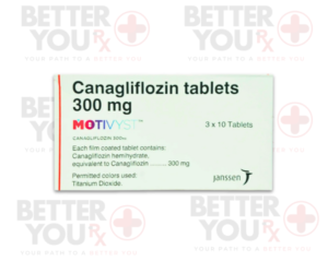Motivyst (Canagliflozin) Tablets 300 mg | 3 x 10 Tablets | Janssen | Better You Rx