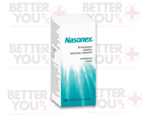 Nasonex (mometasone furoate) 50 micrograms nasal spray suspension | Organon | Better You Rx