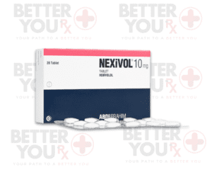Nexivol 10 mg Nebivolol tablets for hypertension in a 28-tablet pack | Better You Rx
