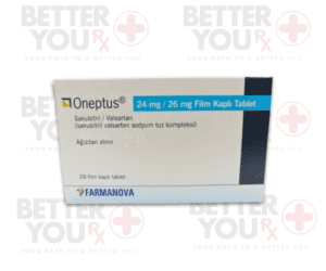 Oneptus 24 mg/26 mg film-coated tablets with Sacubitril and Valsartan by Farmanova | Better You Rx