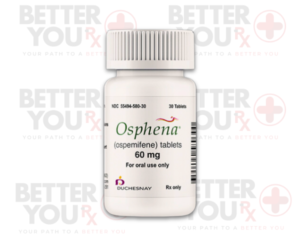 Osphena 60 mg Ospemifene Tablets for menopause symptoms, 30 tablets by Duchesnay | Better You Rx