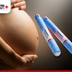 Pregnant woman and ozempic pen