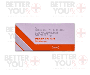 Pexep CR-12.5 mg paroxetine hydrochloride controlled release pills for mental health | Better You Rx