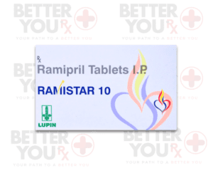 Ramipril Tablets I.P. RAMISTAR 10 mg for hypertension and heart health support | Better You Rx