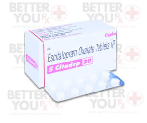 S Citadep 20 Escitalopram Oxalate Tablets IP for mental health treatment by Cipla | Better You Rx