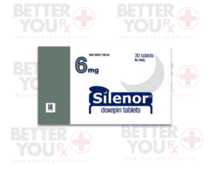 Silenor 6 mg Doxepin tablets for insomnia, 30 tablets pack, prescription only | Better You Rx