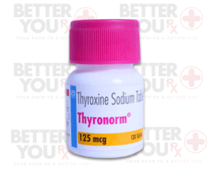 Thyronorm 125 mcg Thyroxine Sodium Tablets for Hypothyroidism Management | Better You Rx