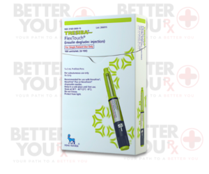 Tresiba FlexTouch insulin degludec injection U-100 prefilled pen for diabetes care | Better You Rx