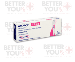 Wegovy 0.5mg FlexTouch pre-filled pen for subcutaneous semaglutide injection | Better You Rx