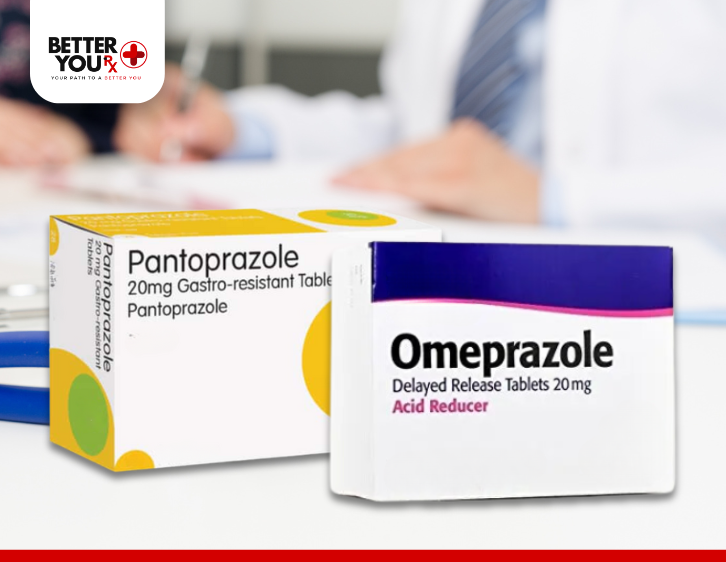 Pantoprazole and Omeprazole‍ box