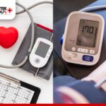 Blood pressure monitoring with digital devices showing high readings and heart model | Better You Rx