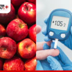 red apples and sugar level tester