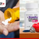 Xarelto tablets for blood thinning with heart health symbol and stethoscope for care | Better You Rx