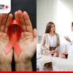 Red ribbon symbolizing HIV/AIDS awareness and a doctor consulting a patient | Better You Rx
