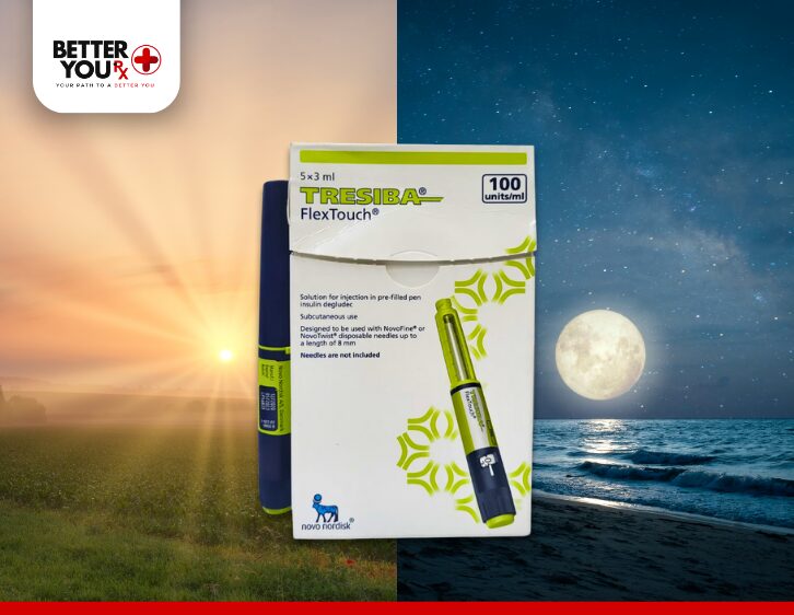 TRESIBA FlexTouch insulin pen for 24-hour diabetes management with lab setting | Better You Rx